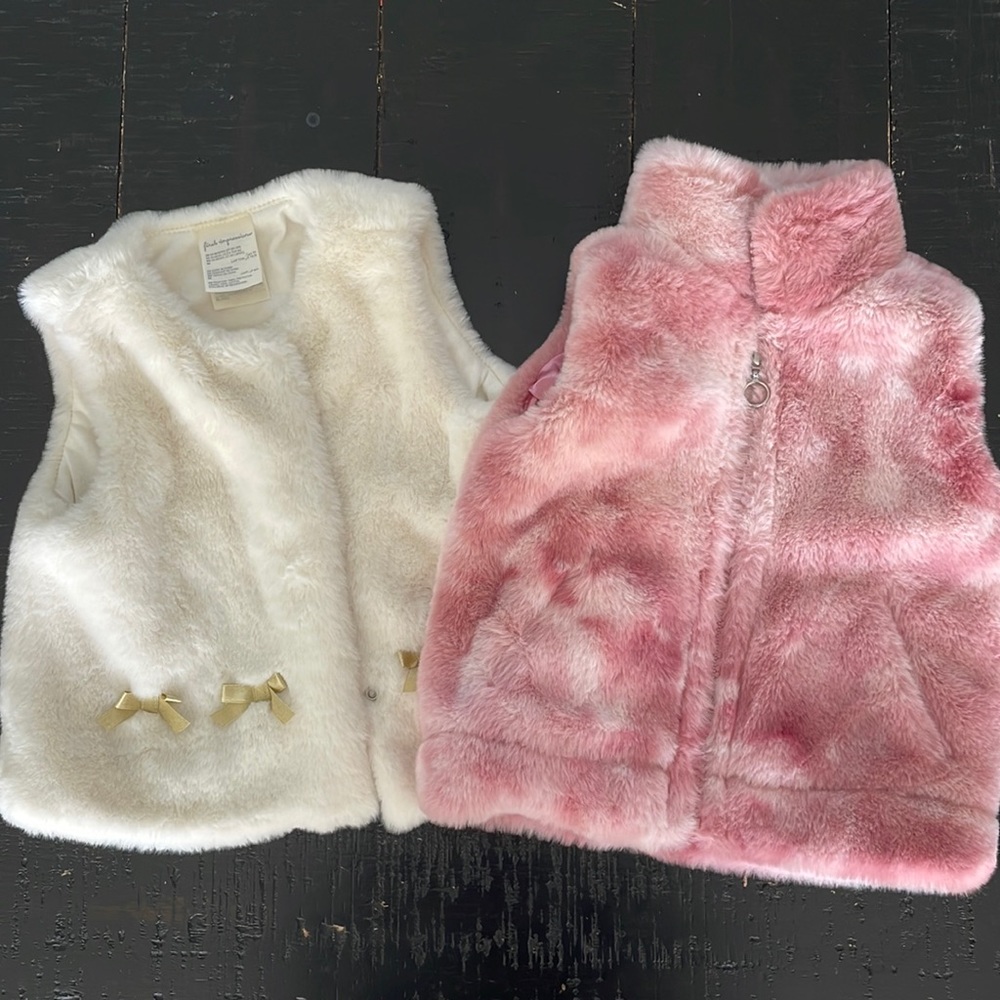 Furry vests for fall!